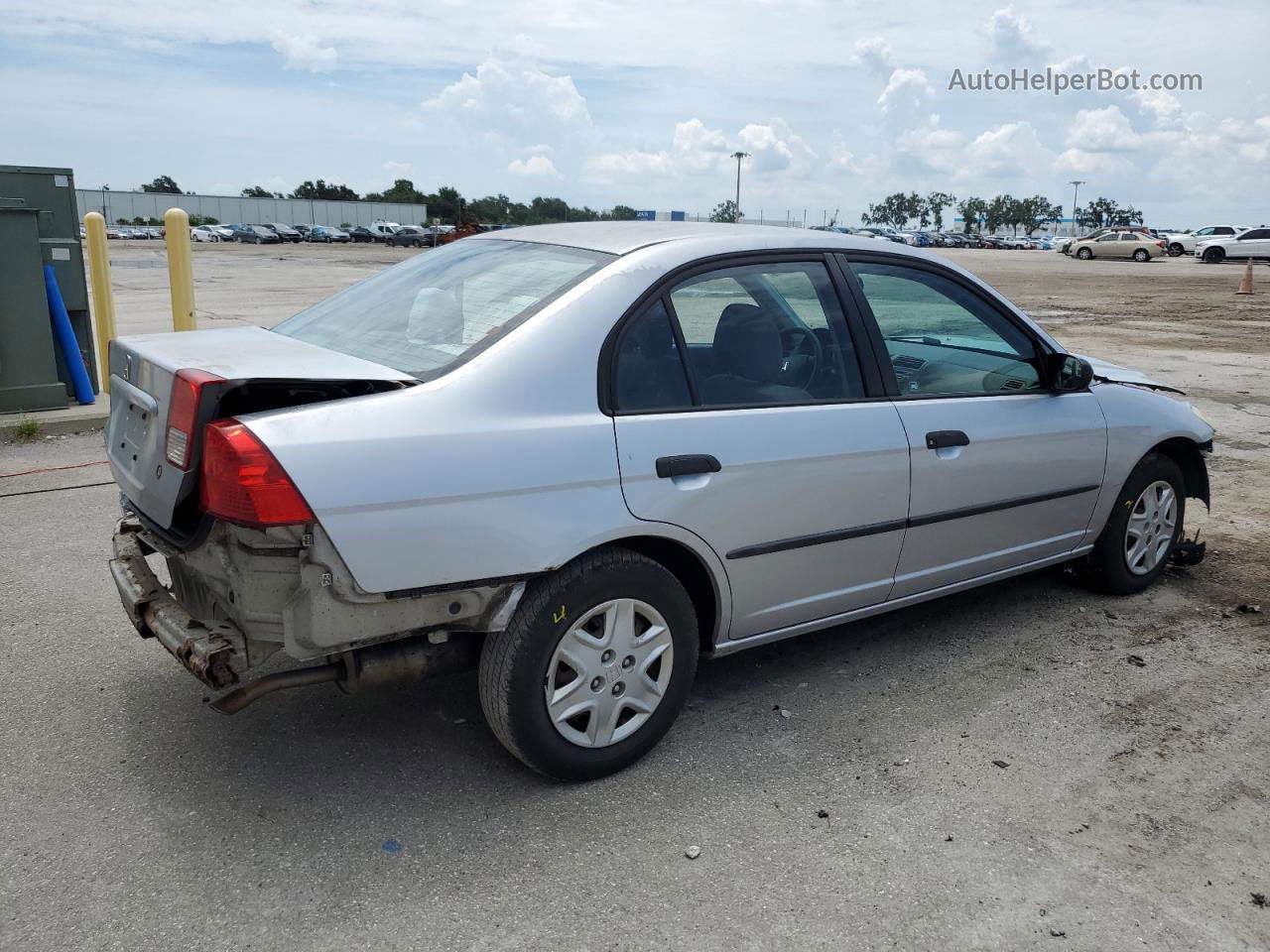 2004 Honda Civic Dx Vp Серебряный vin: 2HGES163X4H574227