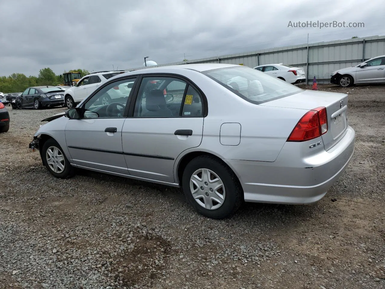 2004 Honda Civic Dx Vp Silver vin: 2HGES163X4H626892