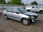 2004 Honda Civic Dx Vp Silver vin: 2HGES163X4H626892