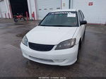 2005 Honda Civic Vp White vin: 2HGES16445H559183