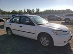 2004 Honda Civic Dx Белый vin: 2HGES16454H586200