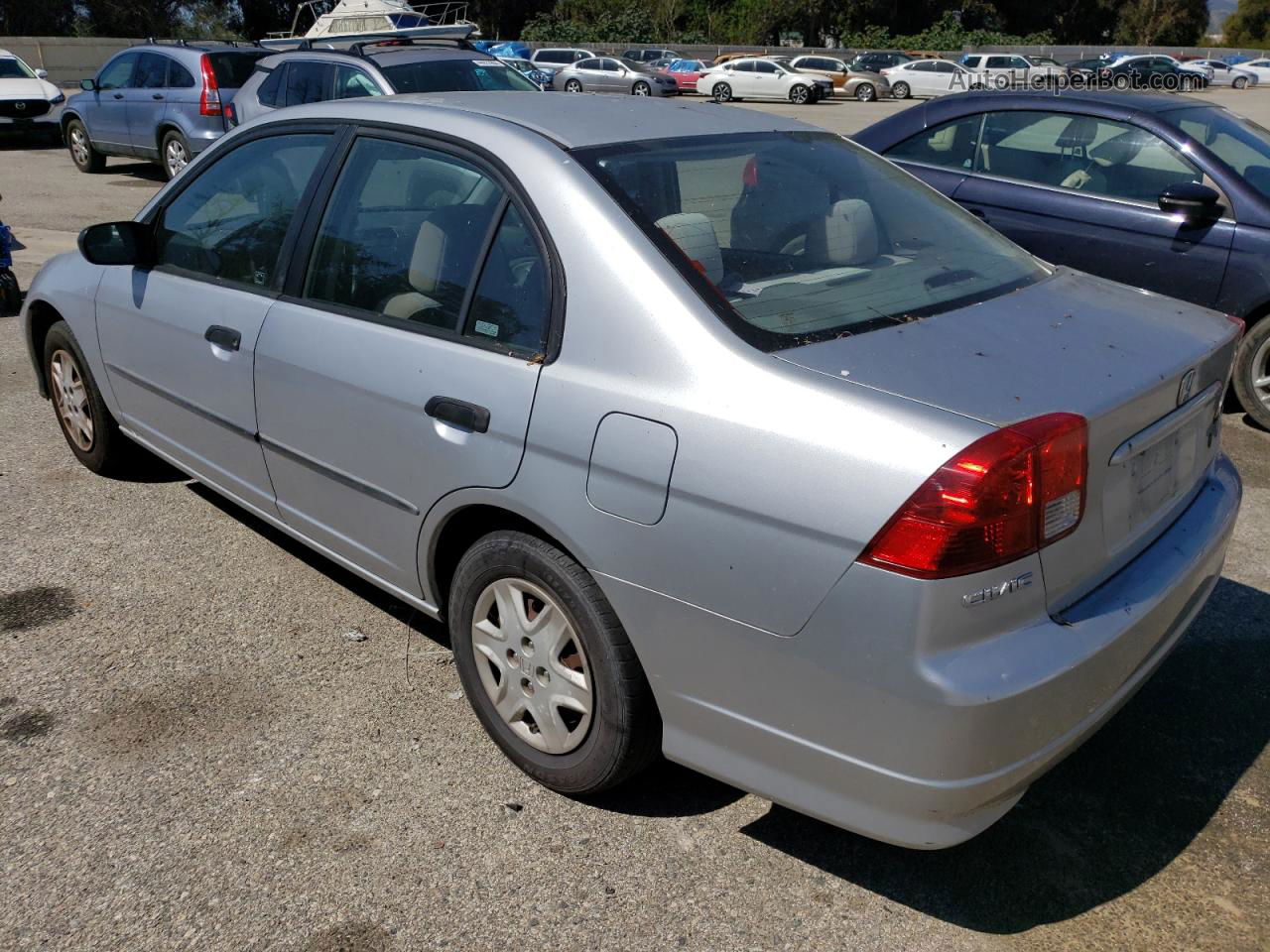 2004 Honda Civic Dx Silver vin: 2HGES16464H608303