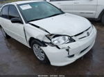 2004 Honda Civic Lx White vin: 2HGES16504H557387