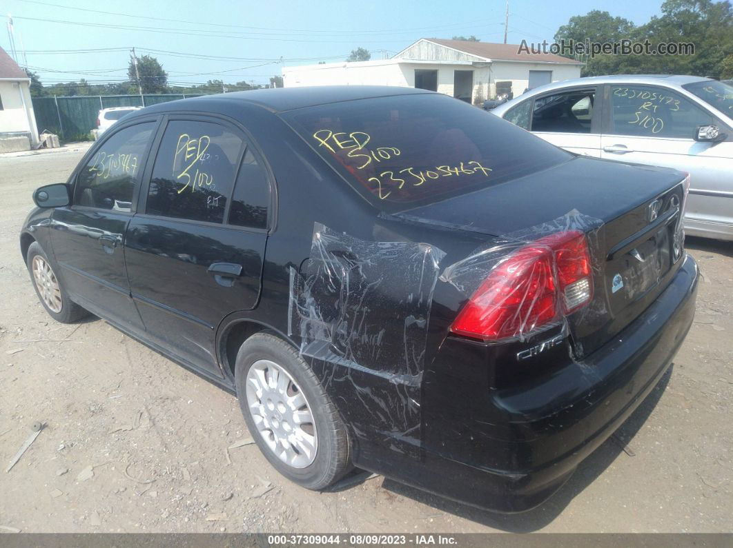 2004 Honda Civic Lx Black vin: 2HGES16504H617992