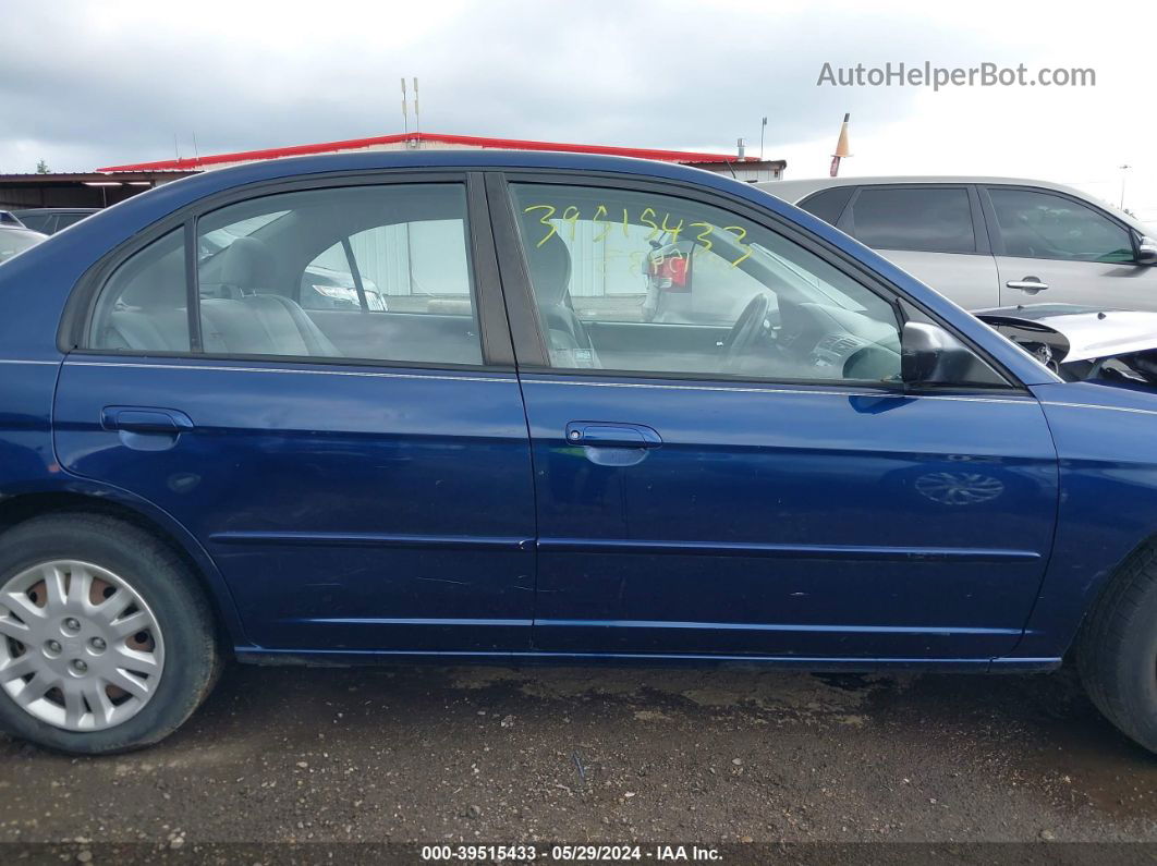 2005 Honda Civic Lx/lx Se Blue vin: 2HGES16515H527834