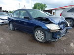 2005 Honda Civic Lx/lx Se Blue vin: 2HGES16515H527834