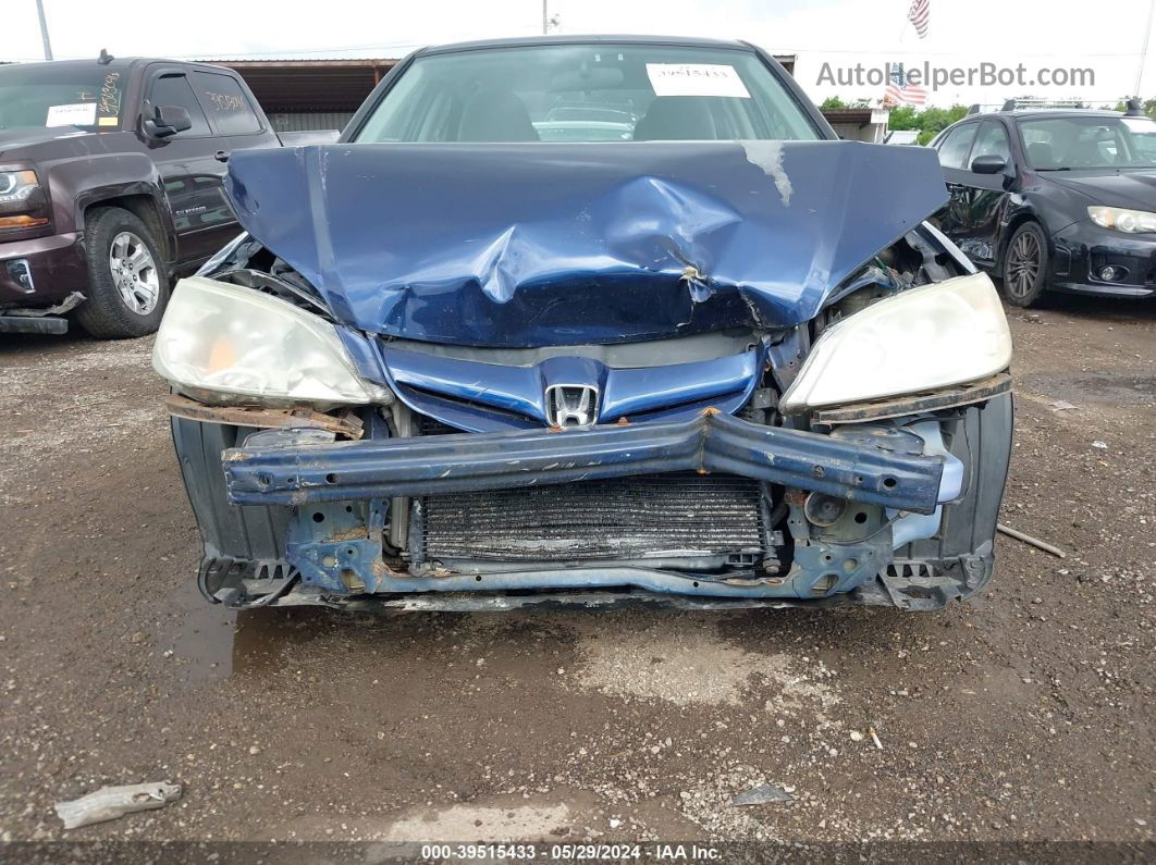 2005 Honda Civic Lx/lx Se Blue vin: 2HGES16515H527834