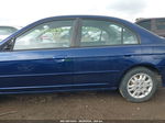 2005 Honda Civic Lx/lx Se Blue vin: 2HGES16515H527834