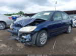 2005 Honda Civic Lx/lx Se Blue vin: 2HGES16515H527834