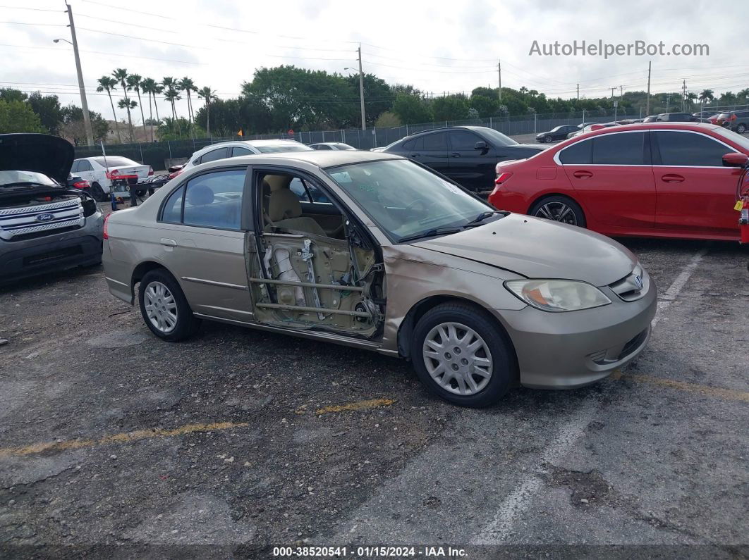 2005 Honda Civic Lx Gold vin: 2HGES16515H584258