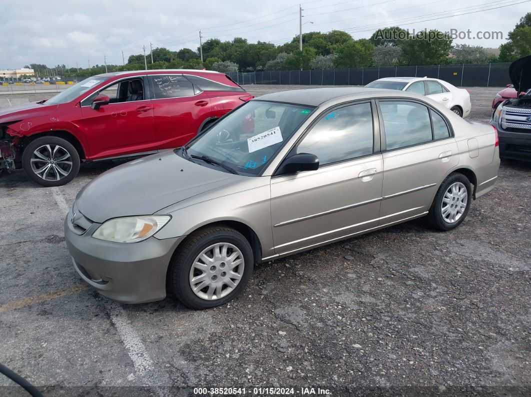 2005 Honda Civic Lx Gold vin: 2HGES16515H584258