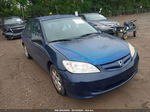 2005 Honda Civic Lx Blue vin: 2HGES16515H607568