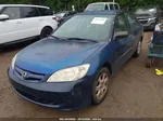 2005 Honda Civic Lx Blue vin: 2HGES16515H607568