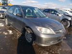 2004 Honda Civic Lx Gray vin: 2HGES16524H595848