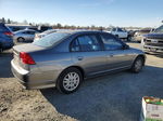 2004 Honda Civic Lx Gray vin: 2HGES16524H627195