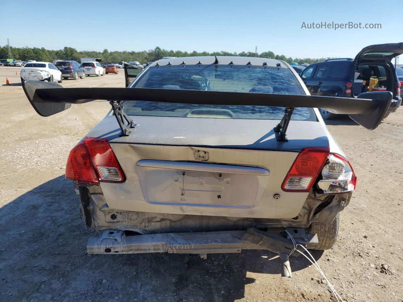 2005 Honda Civic Lx Silver vin: 2HGES16525H526451