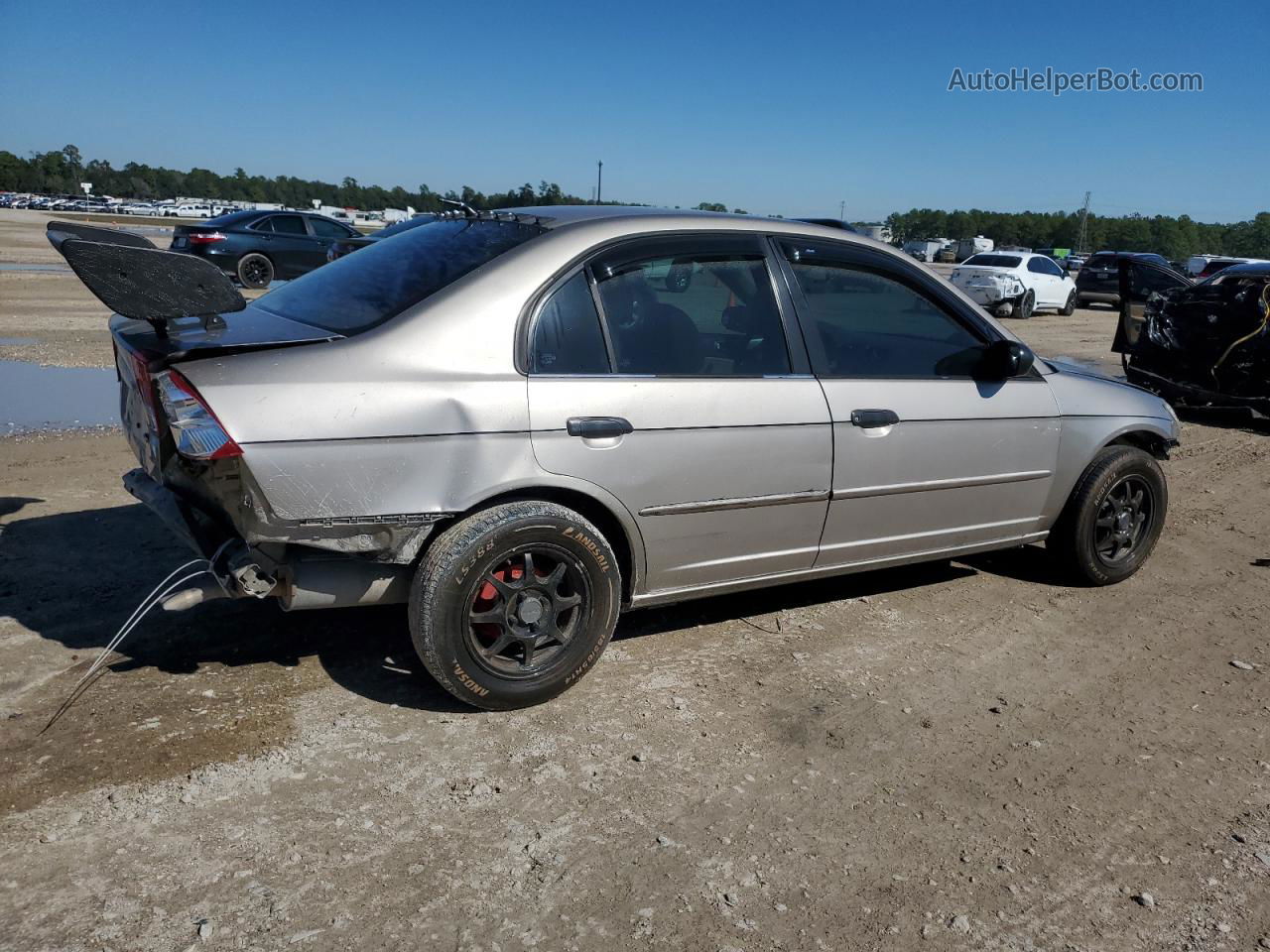 2005 Honda Civic Lx Серебряный vin: 2HGES16525H526451