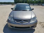 2005 Honda Civic Lx Gray vin: 2HGES16525H631166