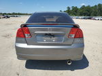 2005 Honda Civic Lx Gray vin: 2HGES16525H631166