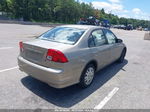 2004 Honda Civic Lx Бежевый vin: 2HGES16534H502691