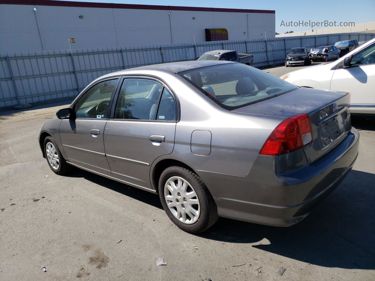 2004 Honda Civic Lx Gray vin: 2HGES16534H511231