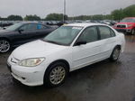 2004 Honda Civic Lx White vin: 2HGES16534H519734