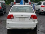 2004 Honda Civic Lx White vin: 2HGES16534H519734
