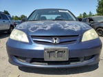 2004 Honda Civic Lx Blue vin: 2HGES16534H527865