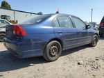 2004 Honda Civic Lx Blue vin: 2HGES16534H527865