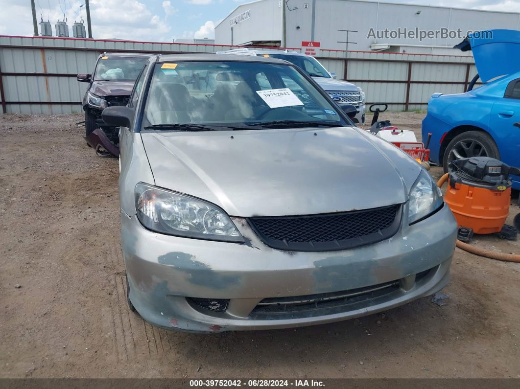 2004 Honda Civic Lx Beige vin: 2HGES16534H536372