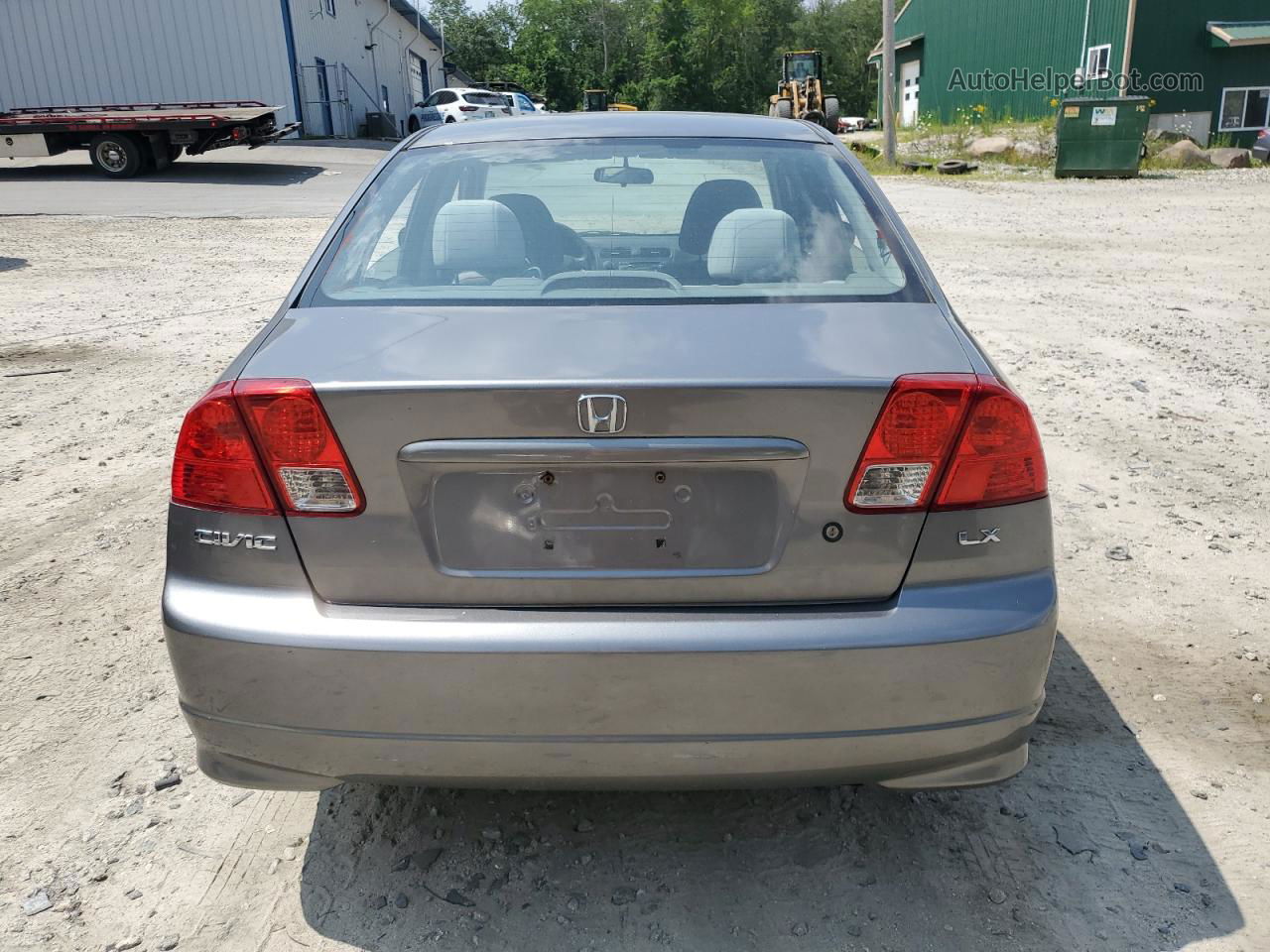 2004 Honda Civic Lx Charcoal vin: 2HGES16534H573695