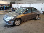 2004 Honda Civic Lx Gray vin: 2HGES16534H574989