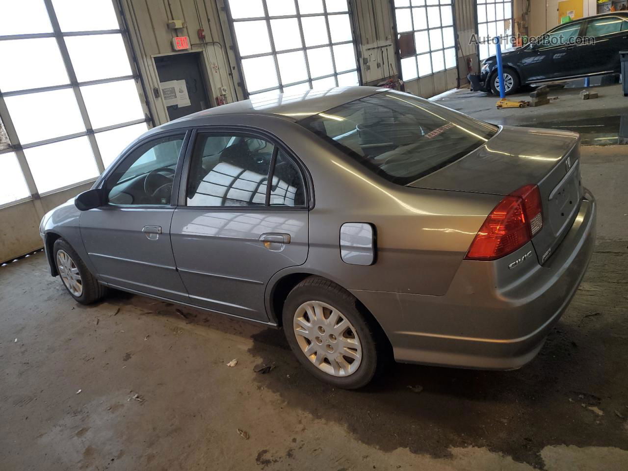 2004 Honda Civic Lx Gray vin: 2HGES16534H574989