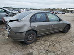 2004 Honda Civic Lx Gray vin: 2HGES16534H629876