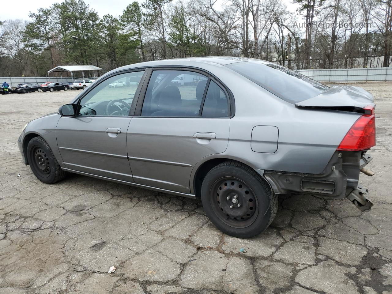 2004 Honda Civic Lx Gray vin: 2HGES16534H629876