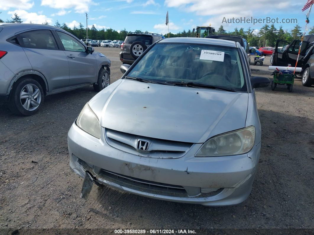 2005 Honda Civic Lx/lx Se Silver vin: 2HGES16535H570989