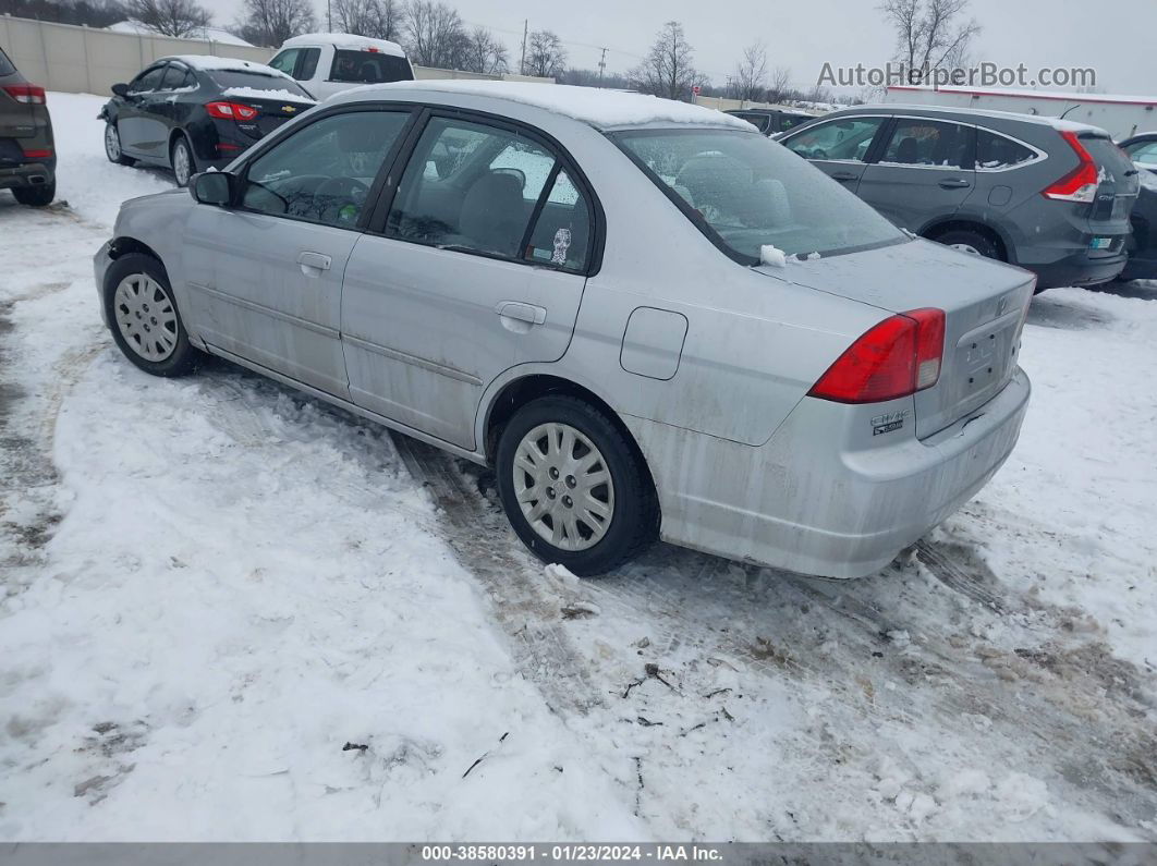 2005 Honda Civic Lx Silver vin: 2HGES16535H621648