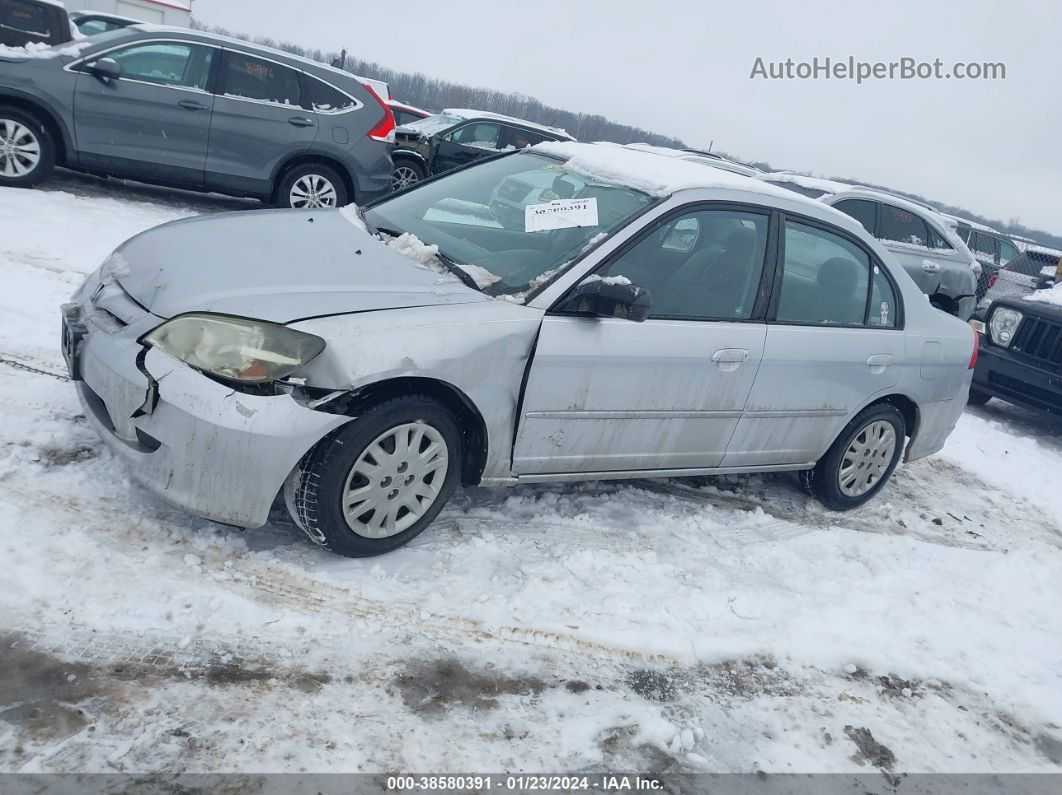 2005 Honda Civic Lx Silver vin: 2HGES16535H621648