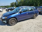 2004 Honda Civic Lx Blue vin: 2HGES16544H581563