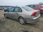 2004 Honda Civic Lx Золотой vin: 2HGES16544H603934