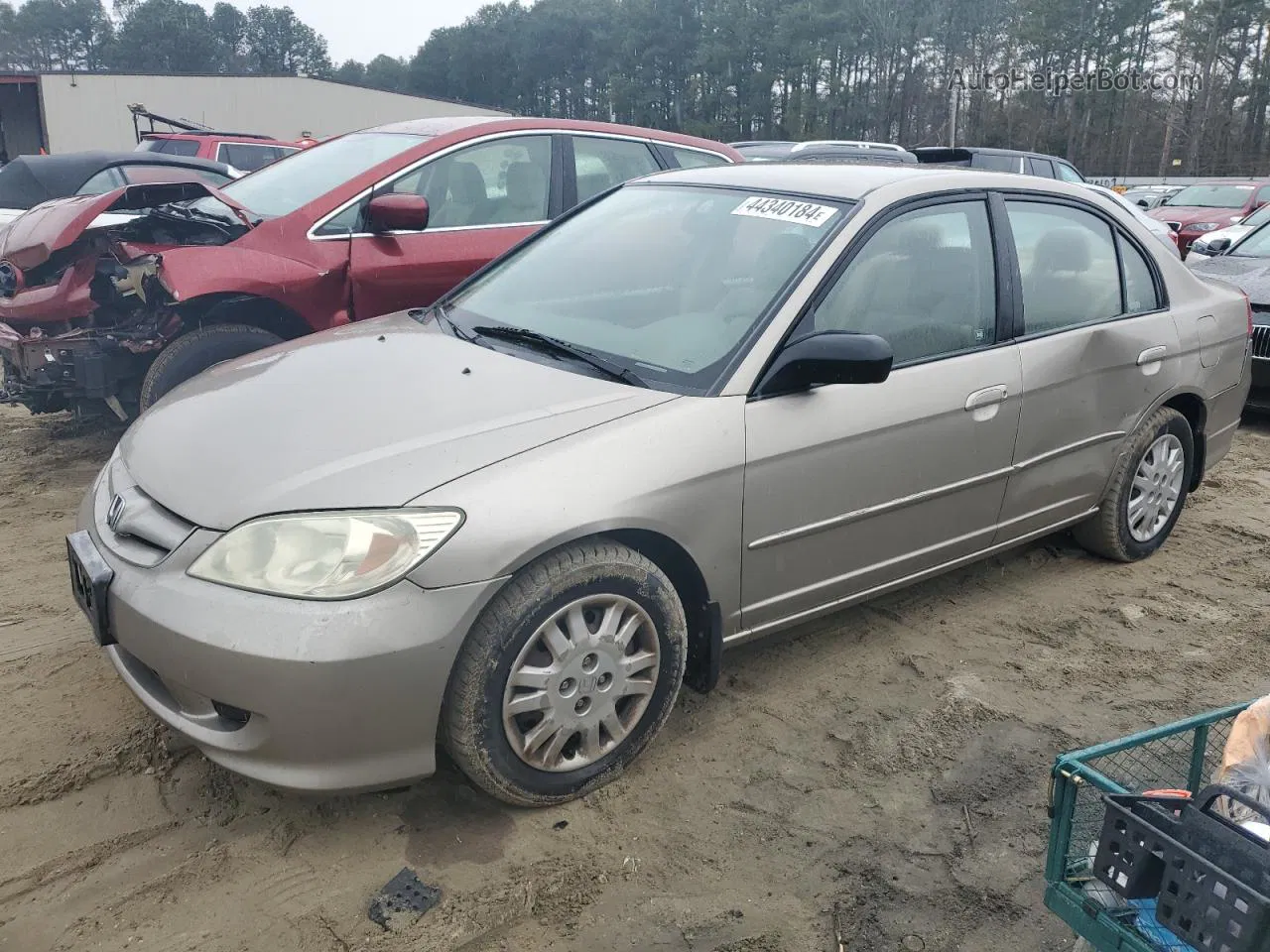 2004 Honda Civic Lx Gold vin: 2HGES16544H603934