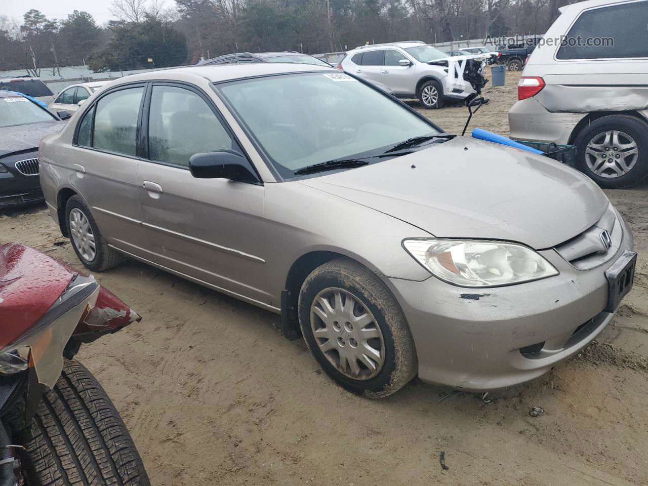 2004 Honda Civic Lx Gold vin: 2HGES16544H603934