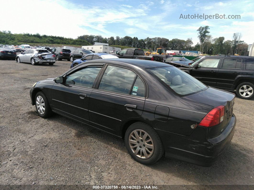 2004 Honda Civic Lx Black vin: 2HGES16544H634424