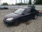 2004 Honda Civic Lx Black vin: 2HGES16544H634424