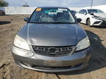 2004 Honda Civic Lx Gray vin: 2HGES16544H640613