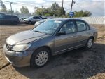 2004 Honda Civic Lx Gray vin: 2HGES16544H640613