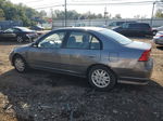 2004 Honda Civic Lx Gray vin: 2HGES16544H640613