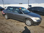 2004 Honda Civic Lx Gray vin: 2HGES16544H640613