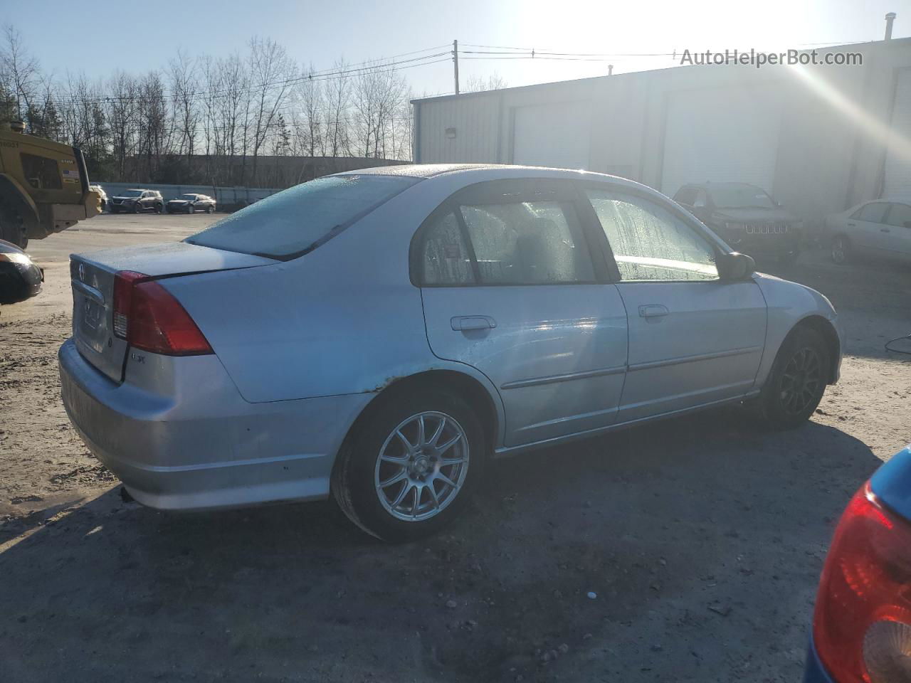 2005 Honda Civic Lx Silver vin: 2HGES16545H503463