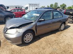 2005 Honda Civic Lx Gray vin: 2HGES16545H548905